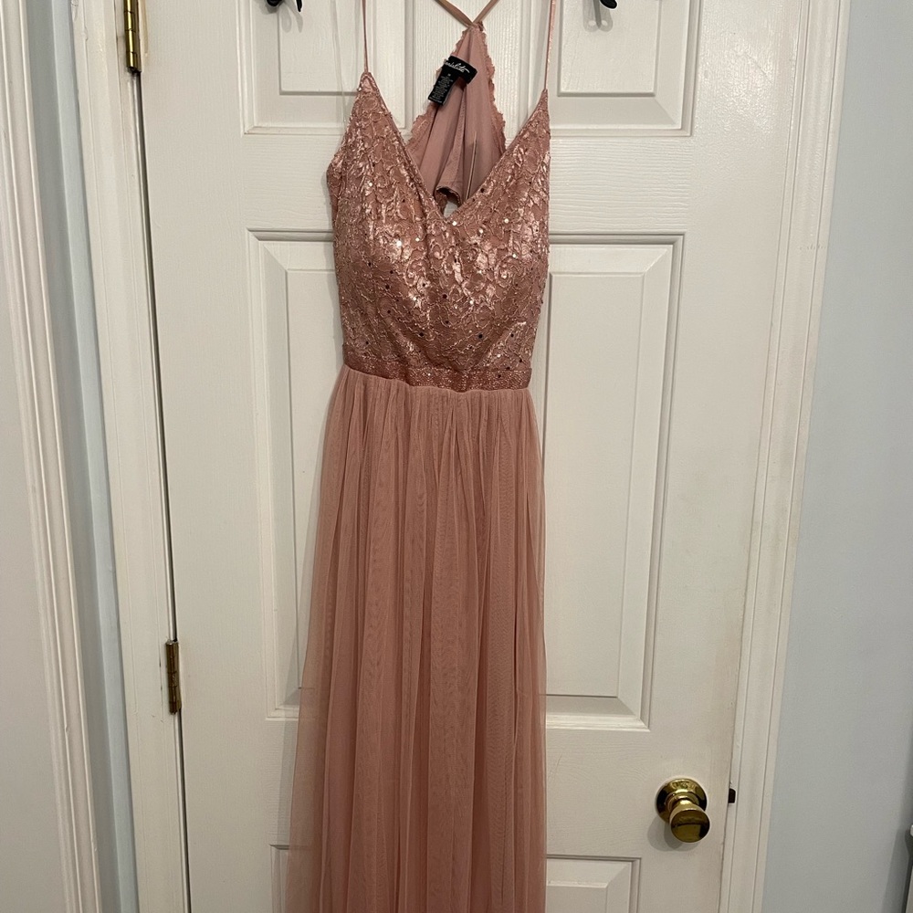 Dusty rose dress